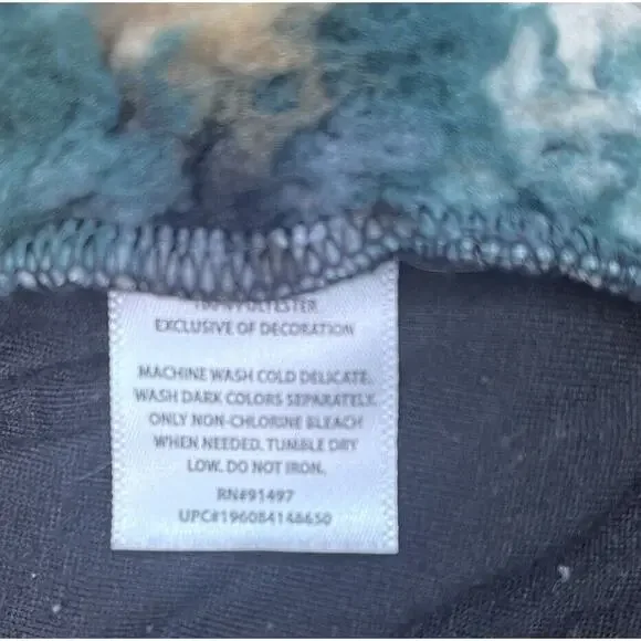 Home Free Aztec Design Pull Over Teddy Cozy OHIO Sweatshirt Sweater Size Medium - Picture 11 of 15